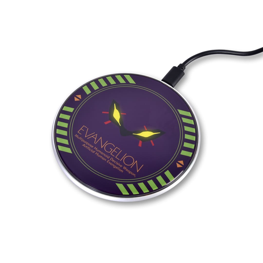 Evangelion Unit-01 Long Leather Wallet (Free Wireless Charger)