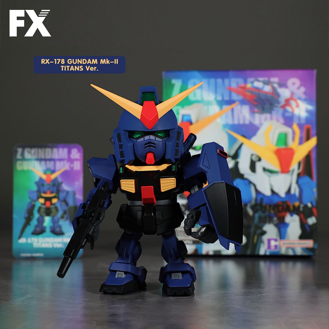 Anime Mini Blind Box ZETA GUNDAM Action Figure - RX-178 GUNDAM MK-II TITANS Ver