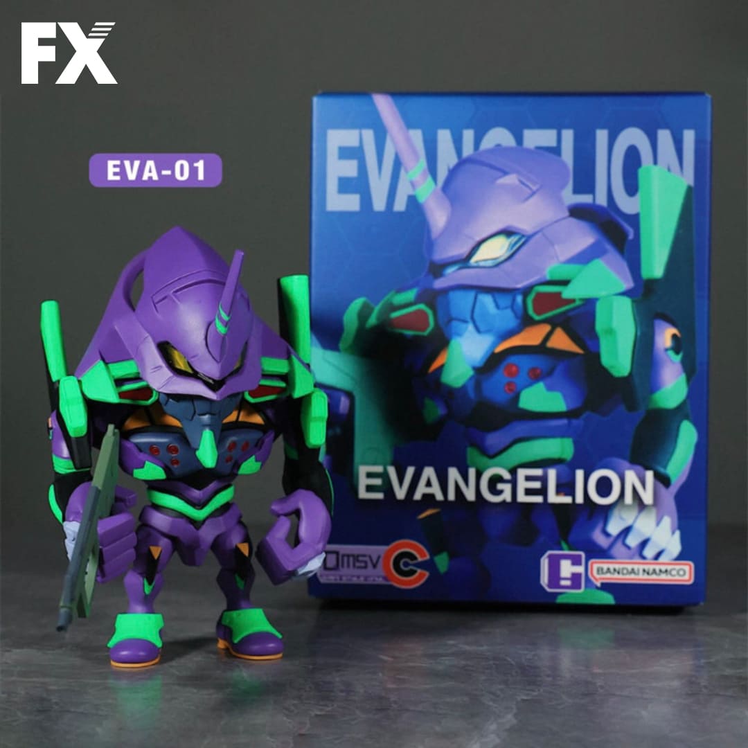 EVA anime blind box figure unboxed for style confirmat - EVA-01