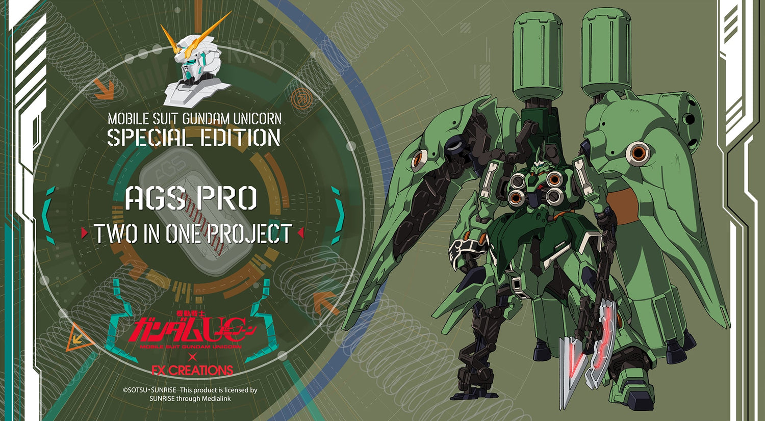 NZ-666 KSHATRIYA Gundam Bag Collection