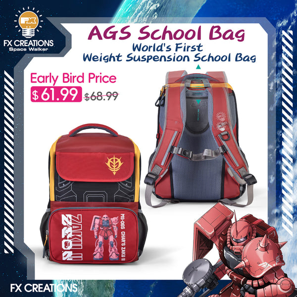 MS-06S CHAR’S ZAKU - AGS School Bag(Small)