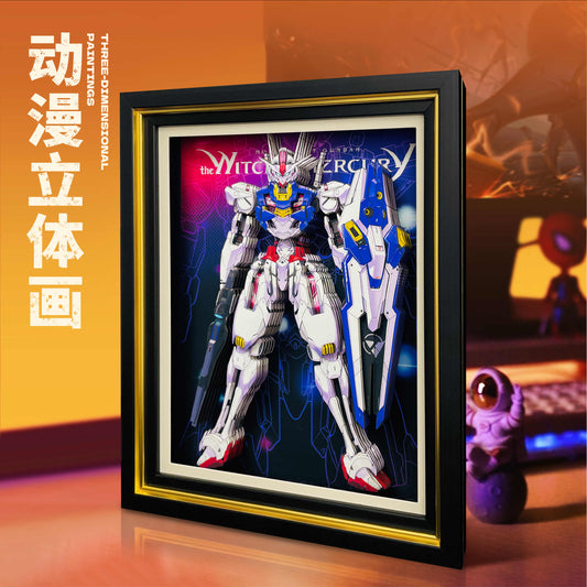 XVX-016 Gundam Aerial - MechaVista 3D Frame