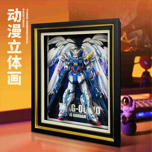 XXXG-00W0 Wing Gundam Zero - MechaVista 3D Frame