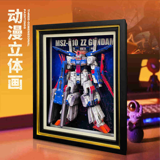 MSZ-010 ZZ Gundam - MechaVista 3D Frame