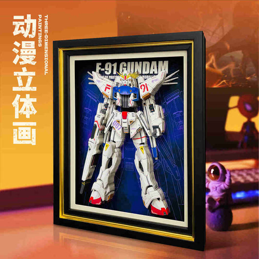 F91 GUNDAM - MechaVista 3D Frame