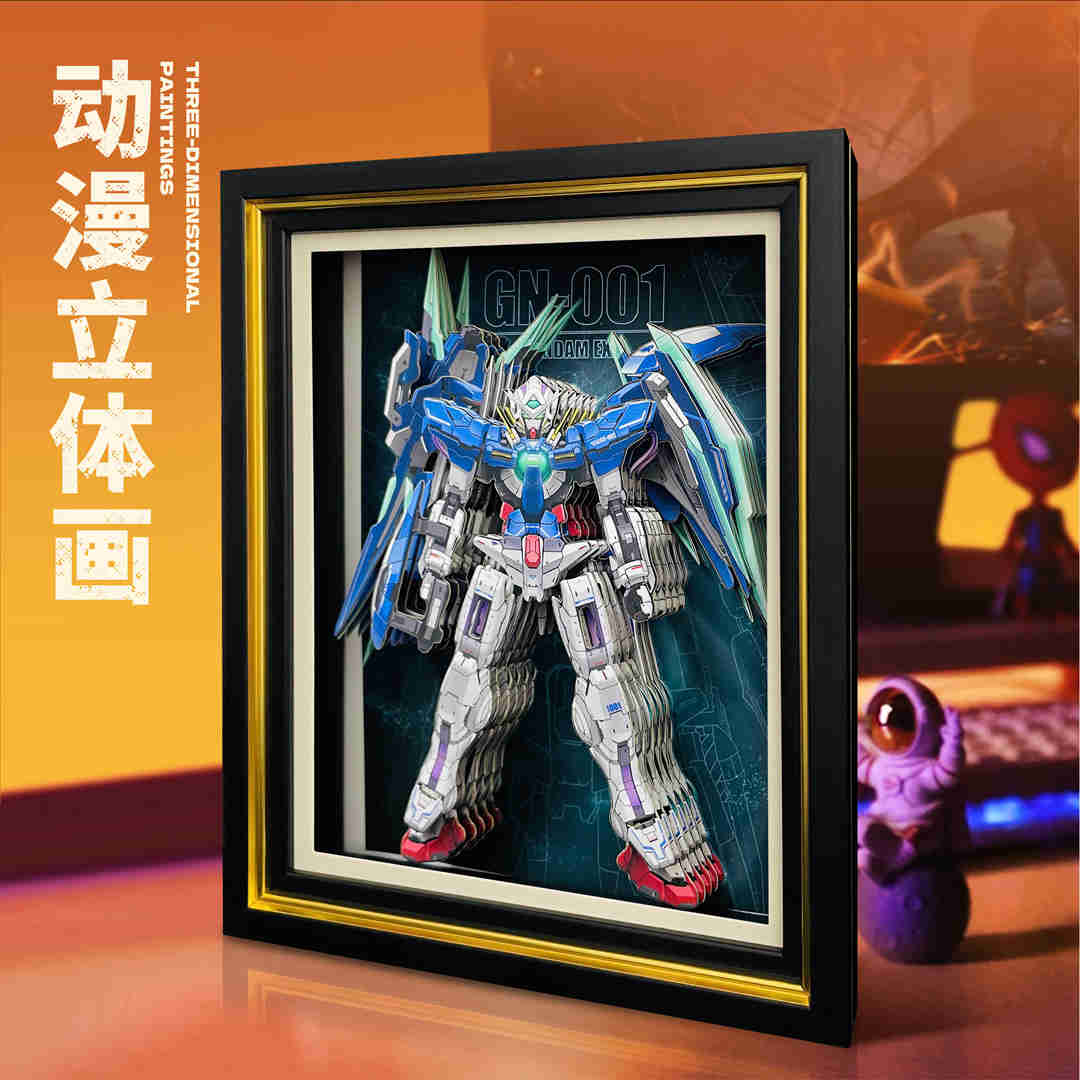 GN-001 Gundam Exia - MechaVista 3D Frame