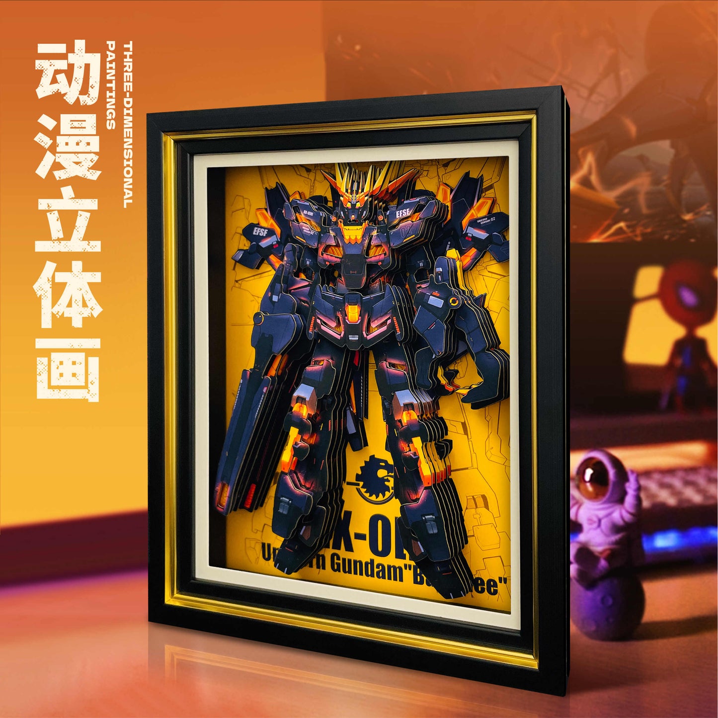 RX-0[N] Unicorn Gundam 02 Banshee Norn - MechaVista 3D Frame