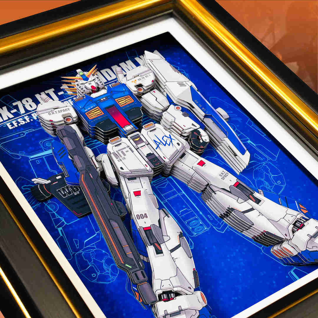 RX-78 NT-1 Gundam NT1 - MechaVista 3D Frame