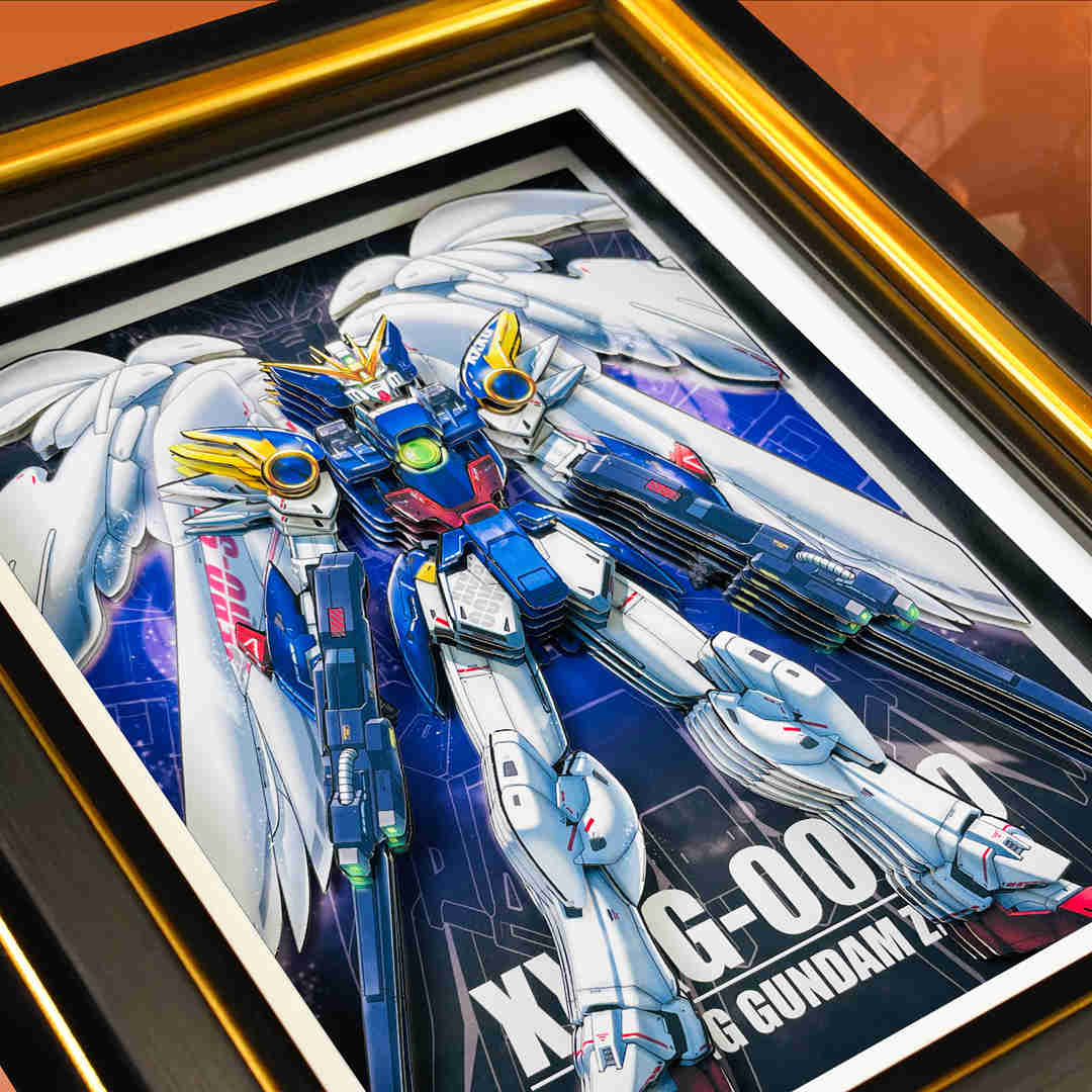 XXXG-00W0 Wing Gundam Zero - MechaVista 3D Frame