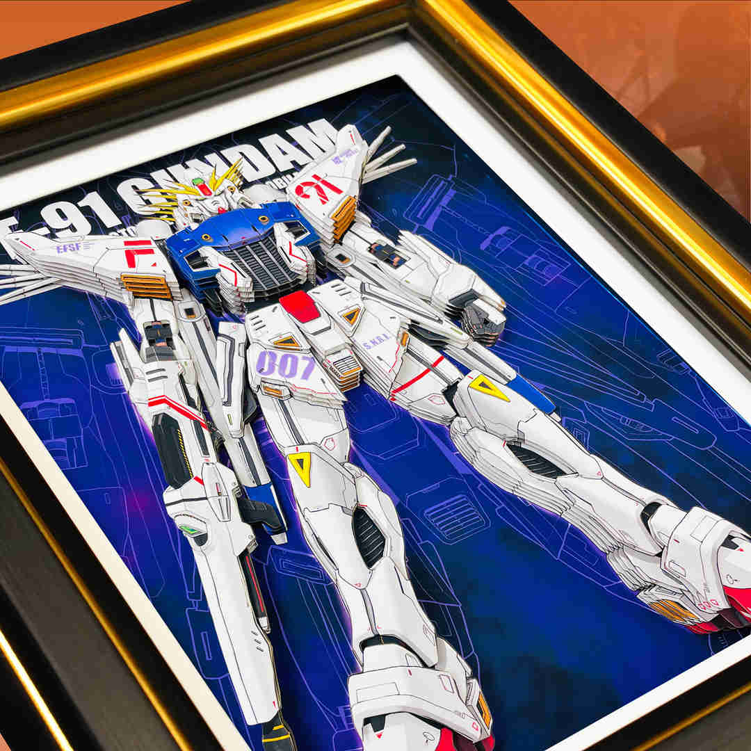 F91 GUNDAM - MechaVista 3D Frame