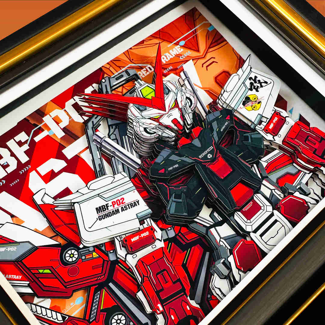 MBF-P02 Gundam Astray Red Frame - MechaVista 3D Frame