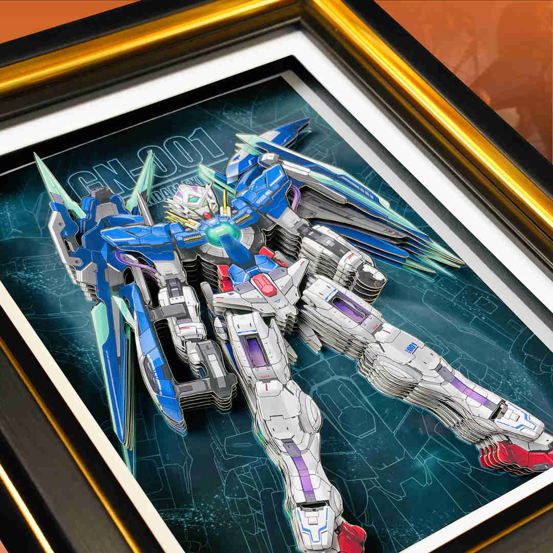 GN-001 Gundam Exia - MechaVista 3D Frame