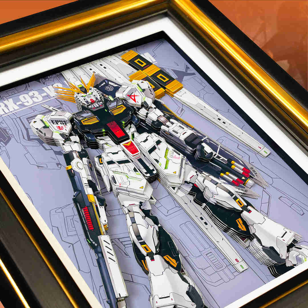 RX-93-V2 Hi-V Gundam - MechaVista 3D Frame