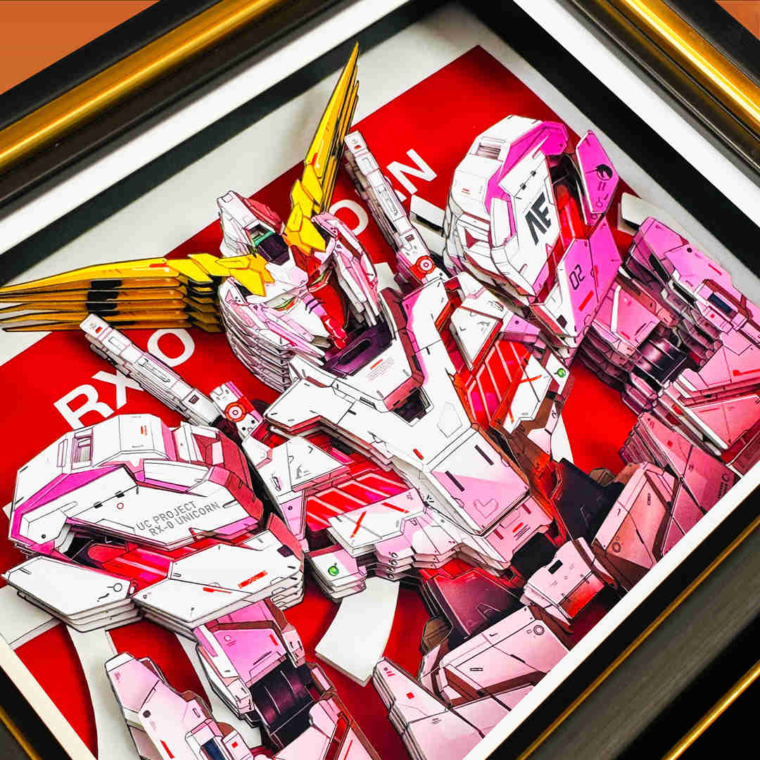 RX-0 Unicorn Gundam - Ver2 - MechaVista 3D Frame