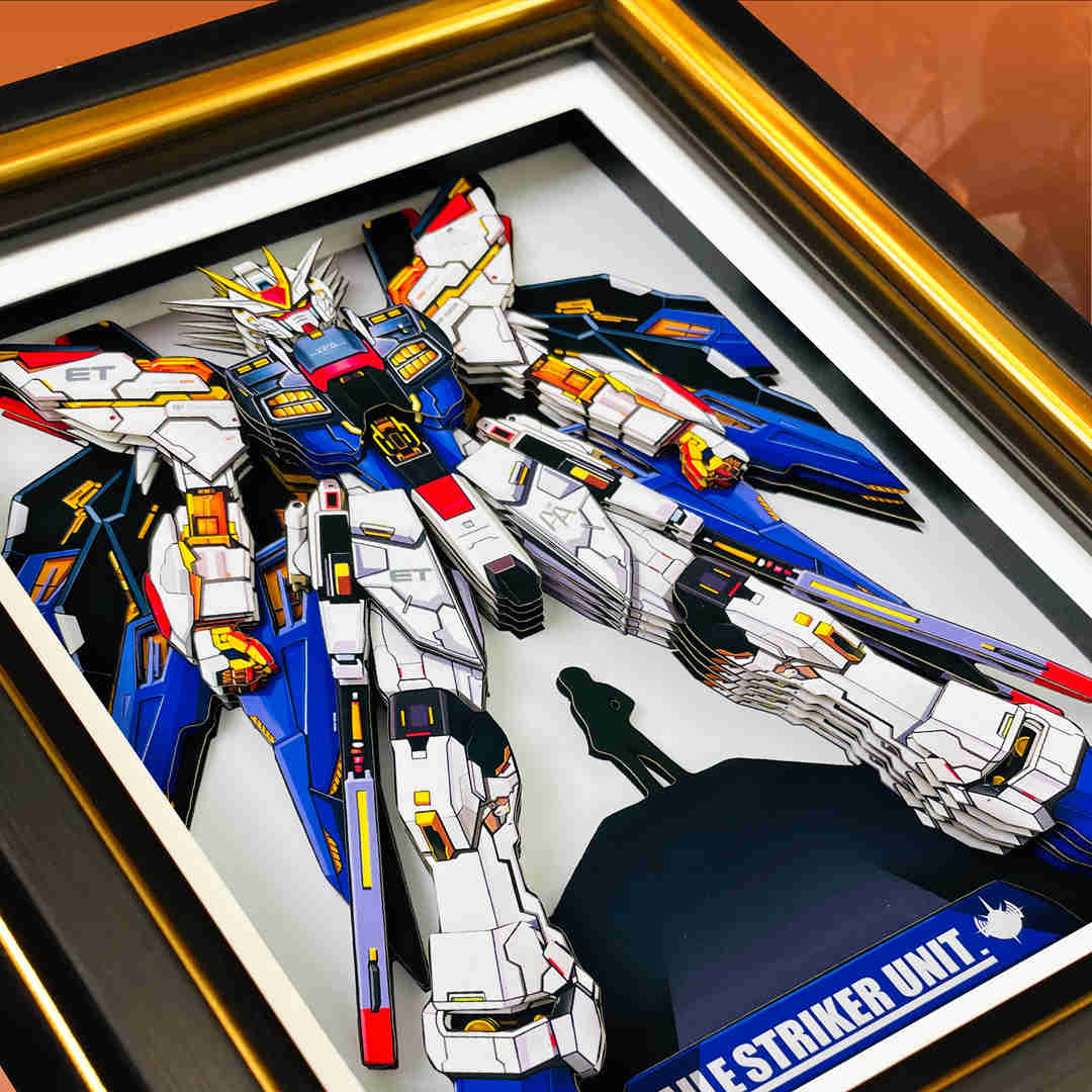 GAT-X105+AQM/E-X01 Aile Strike Gundam - MechaVista 3D Frame