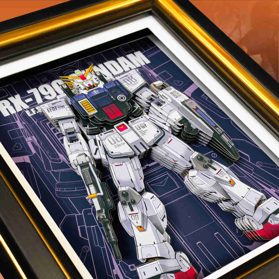 RX-79[G] Gundam Ground Type - MechaVista 3D Frame