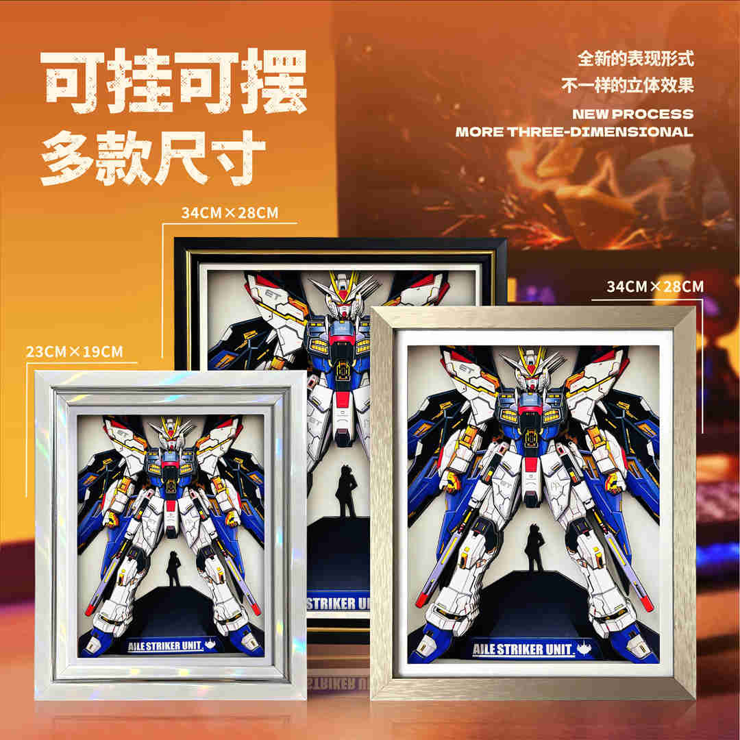 GAT-X105+AQM/E-X01 Aile Strike Gundam - MechaVista 3D Frame