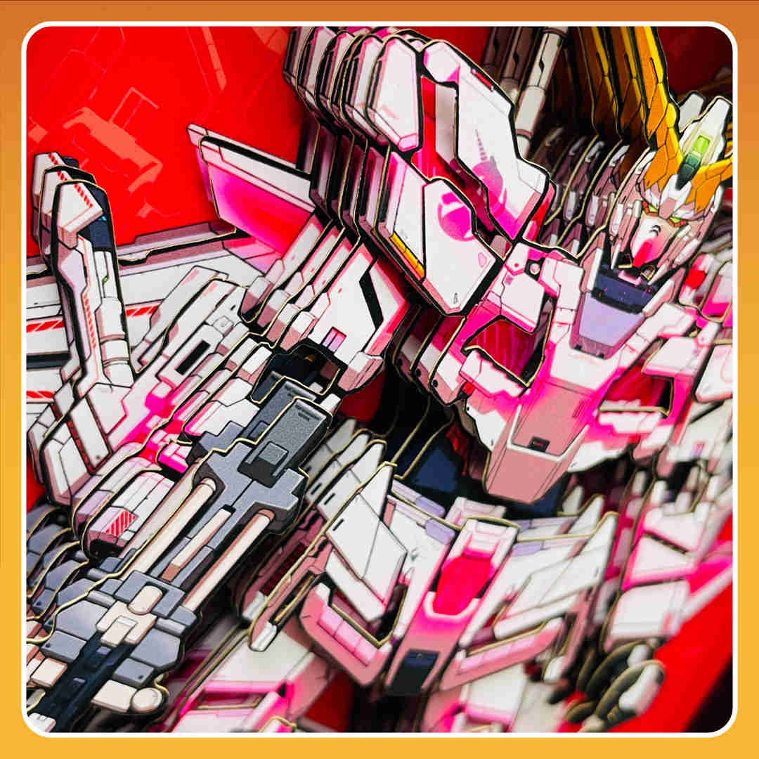 RX-0 Unicorn Gundam - MechaVista 3D Frame