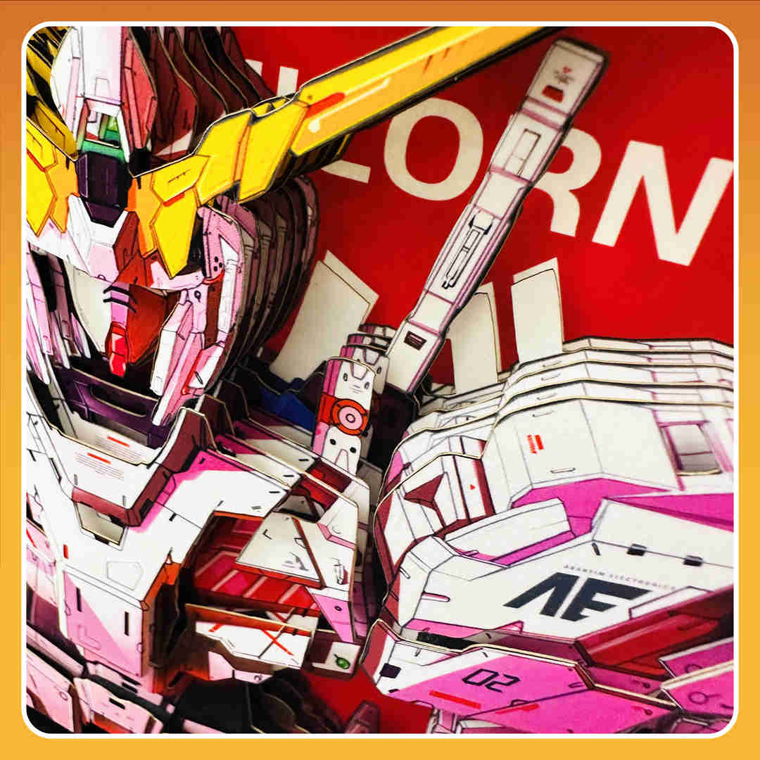 RX-0 Unicorn Gundam - Ver2 - MechaVista 3D Frame