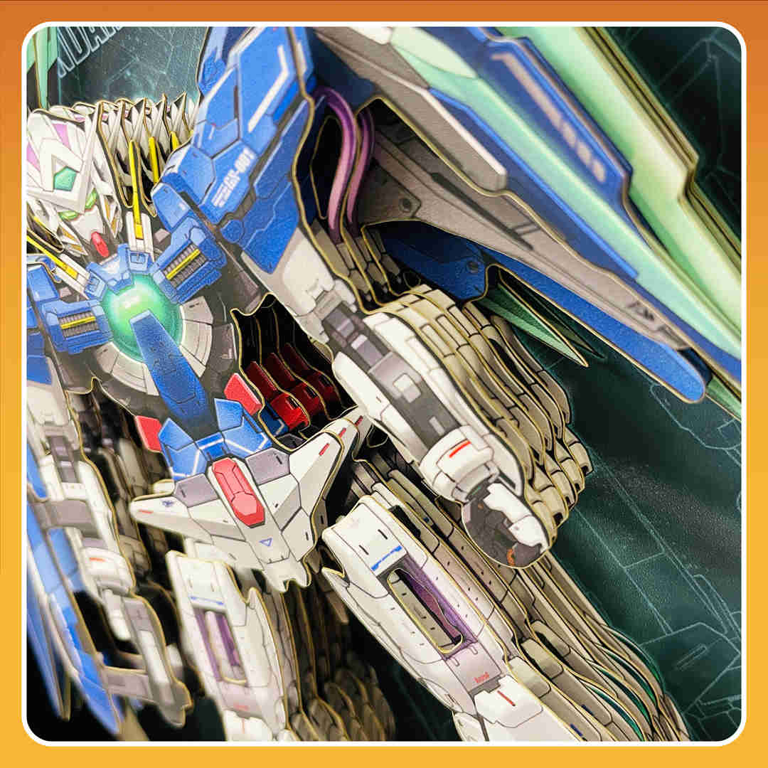 GN-001 Gundam Exia - MechaVista 3D Frame