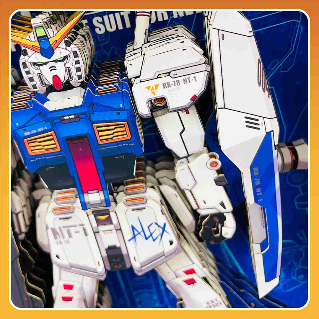 RX-78 NT-1 Gundam NT1 - MechaVista 3D Frame