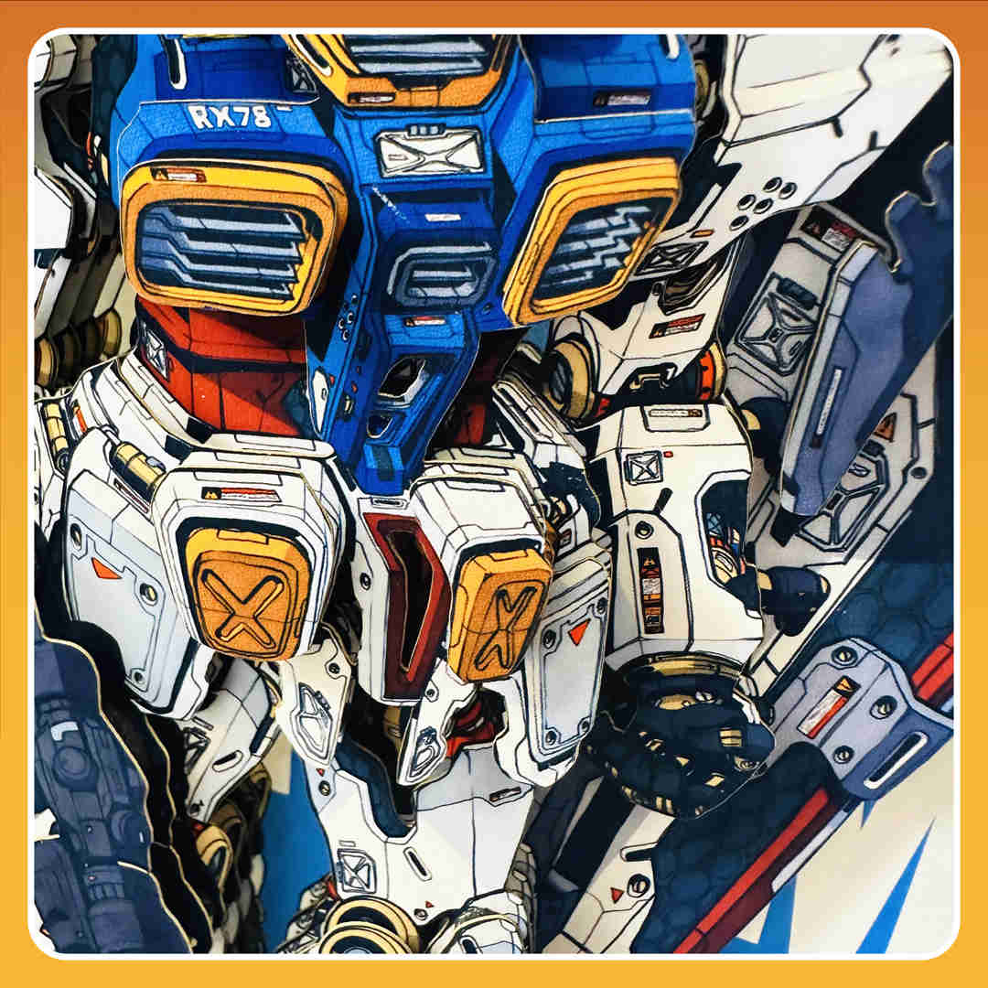 RX-78-2 GUNDAM - MechaVista 3D Frame