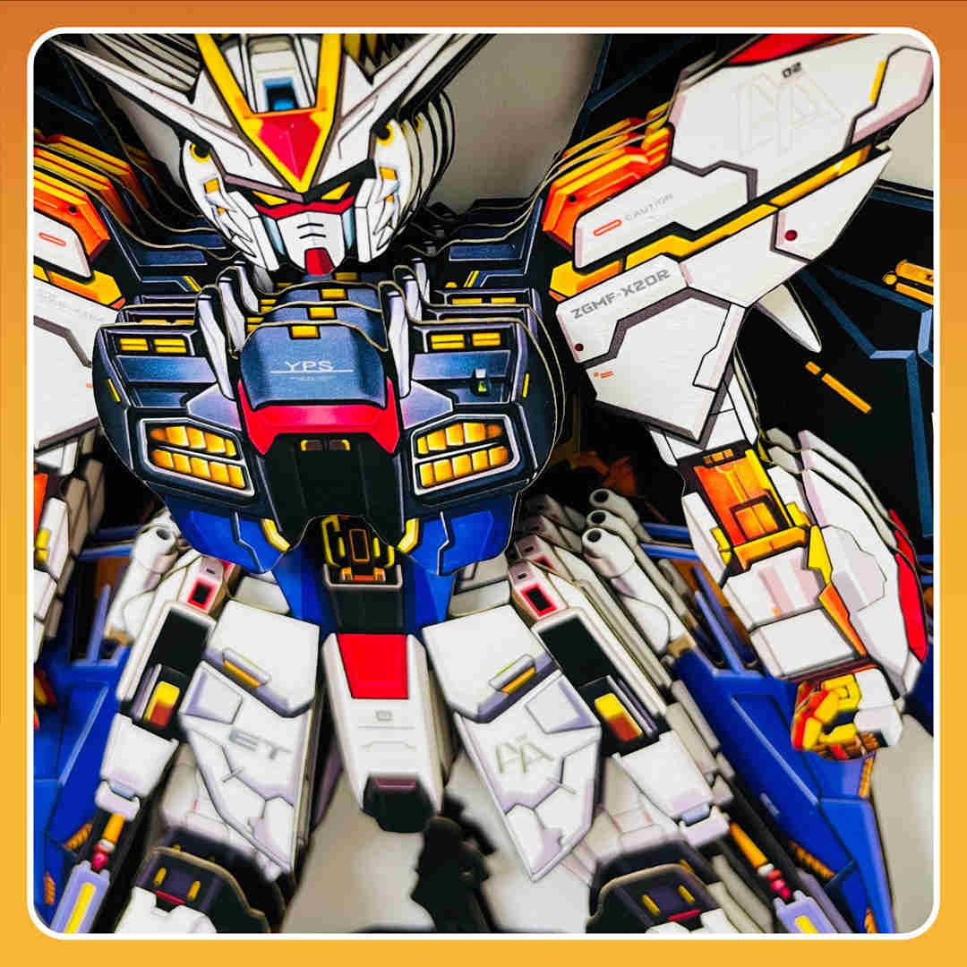 GAT-X105+AQM/E-X01 Aile Strike Gundam - MechaVista 3D Frame