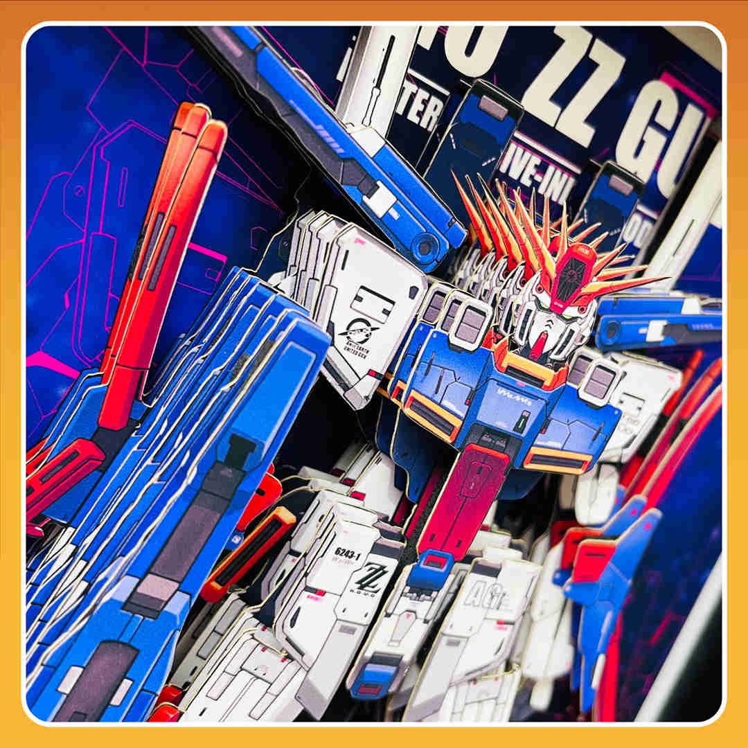 MSZ-010 ZZ Gundam - MechaVista 3D Frame