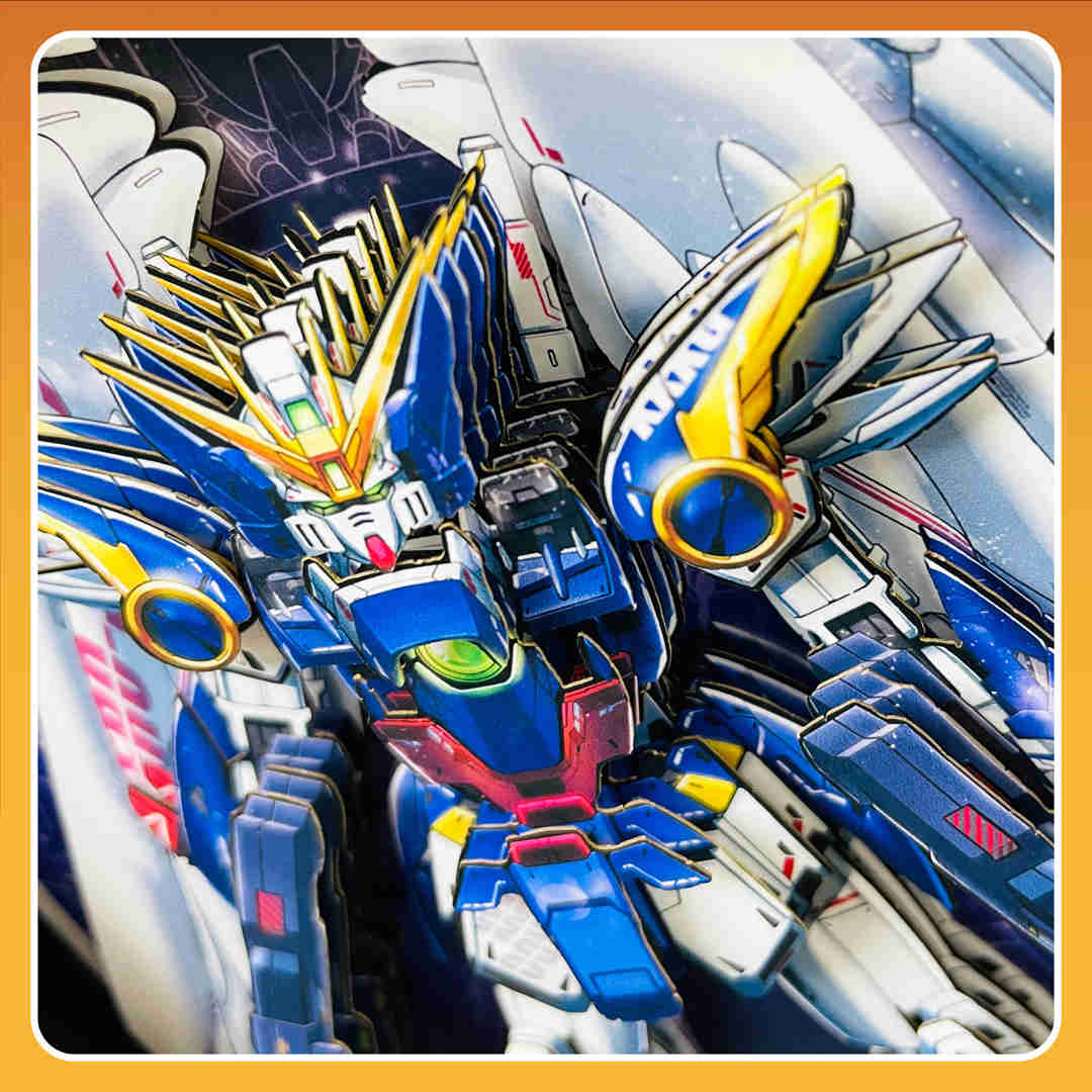 XXXG-00W0 Wing Gundam Zero - MechaVista 3D Frame