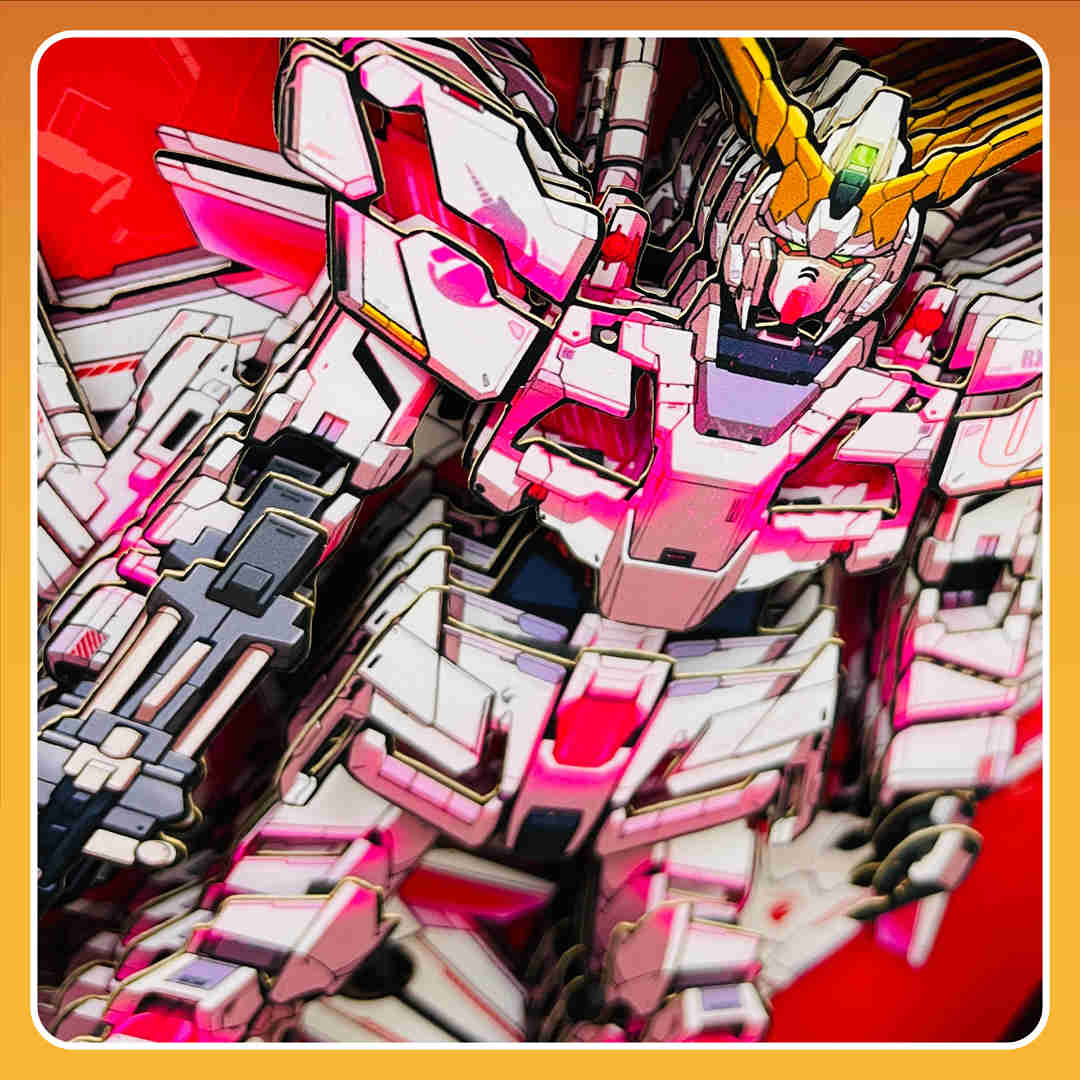 RX-0 Unicorn Gundam - MechaVista 3D Frame