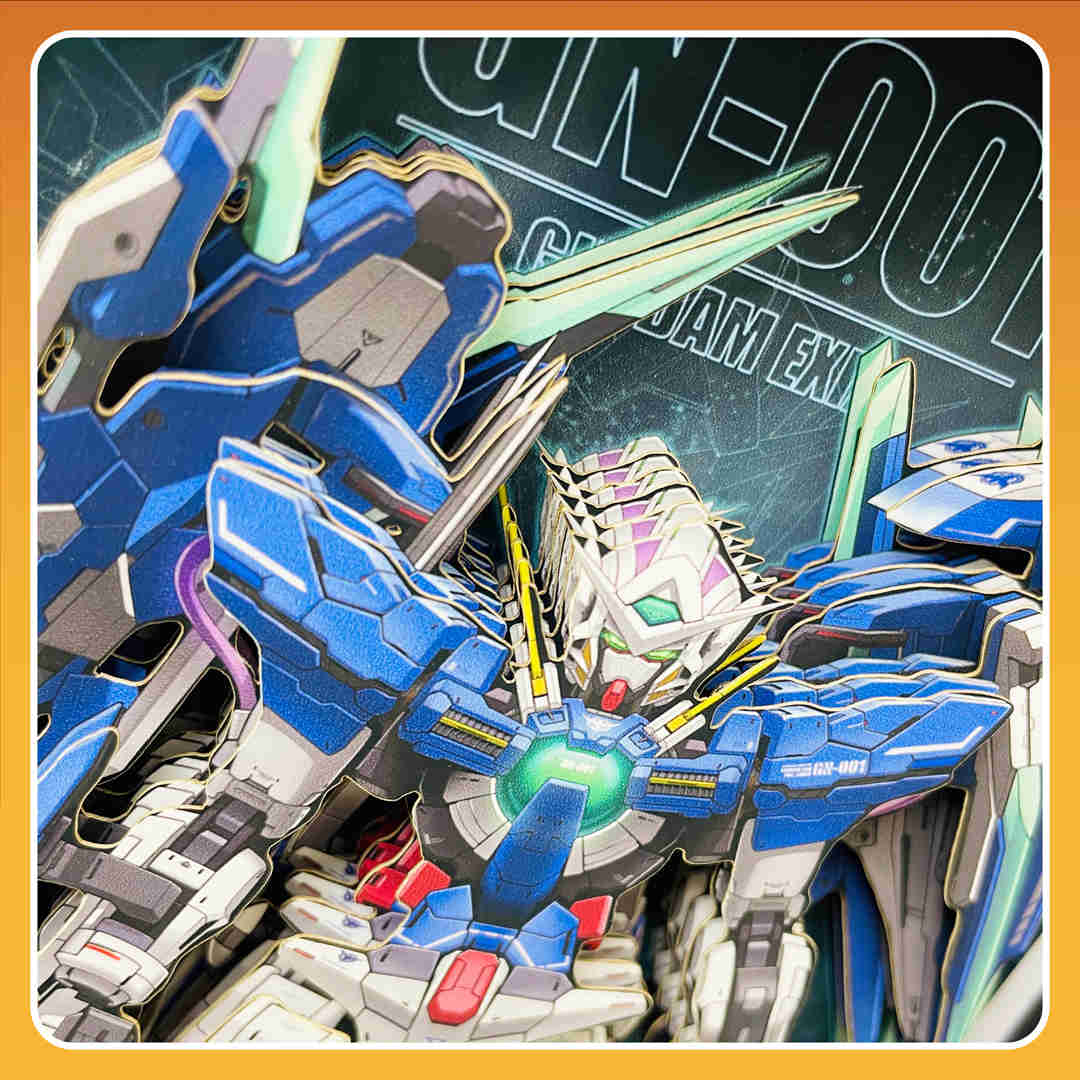 GN-001 Gundam Exia - MechaVista 3D Frame