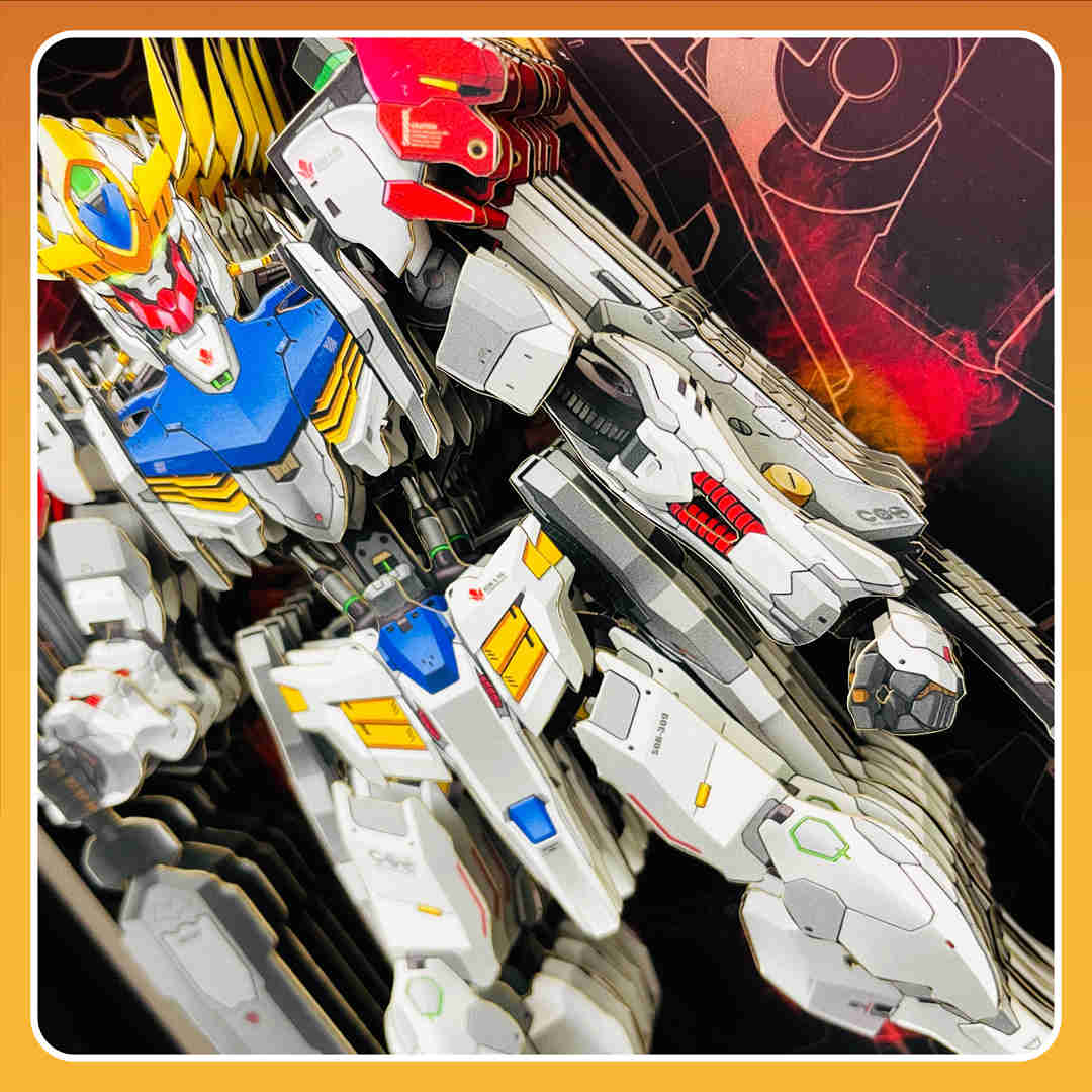 ASW-G-08 Gundam Barbatos - MechaVista 3D Frame