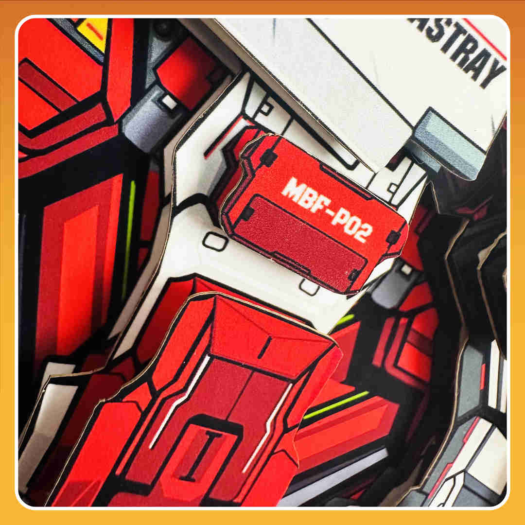 MBF-P02 Gundam Astray Red Frame - MechaVista 3D Frame