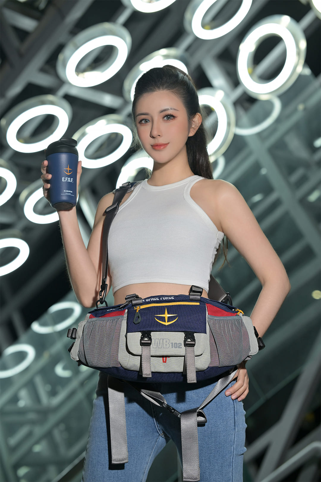 RX-78-2 GUNDAM WAIST BAG & LEATHER BI-FOLD WALLET BUNDLE