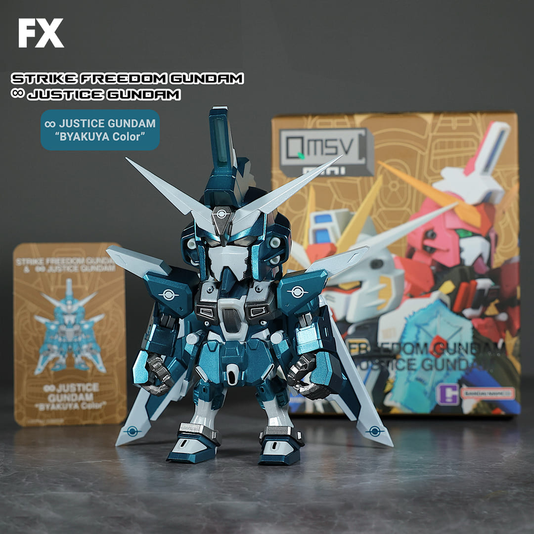 ZGMF-X19A Infinite Justice Gundam "BYAKUYA" - Gundam MechaMinis Figure