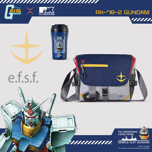 RX-78-2 GUNDAM CROSSBODY & WATER BOTTLE Bundle