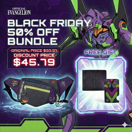 EVA Unit-01 Essential Waist Bag BUNDLE (FREE CARDCASE & WALLET)