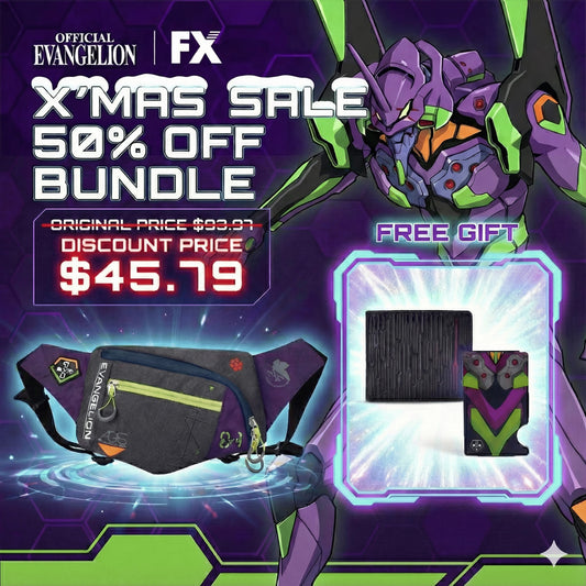 EVA Unit-01 Essential Waist Bag BUNDLE (FREE CARDCASE & WALLET)
