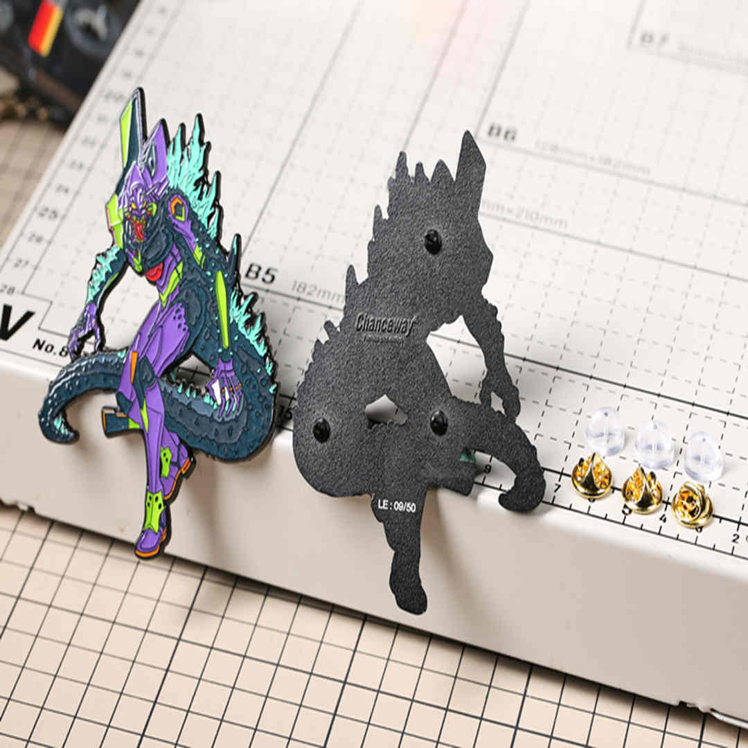 EVANGELION Large Metal Pin