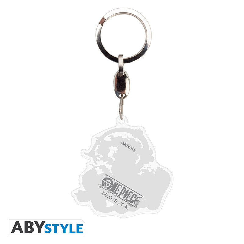 One Piece Luffy Gear Five Acrylic Keychain - Epic Anime Collectible Keyring