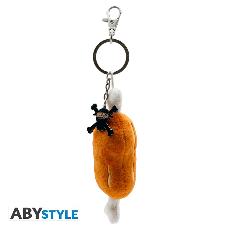 One Piece Luffy's Meat Skewer Keychain - Authentic Anime Collectible Accessory