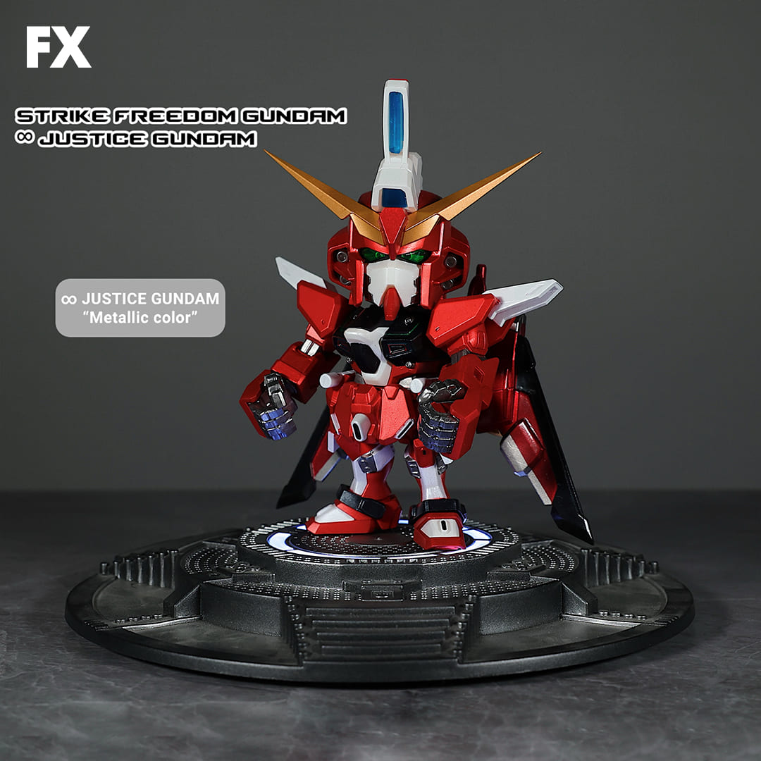 ZGMF-X19A Infinite Justice Gundam "METALLIC" - Gundam MechaMinis Figure