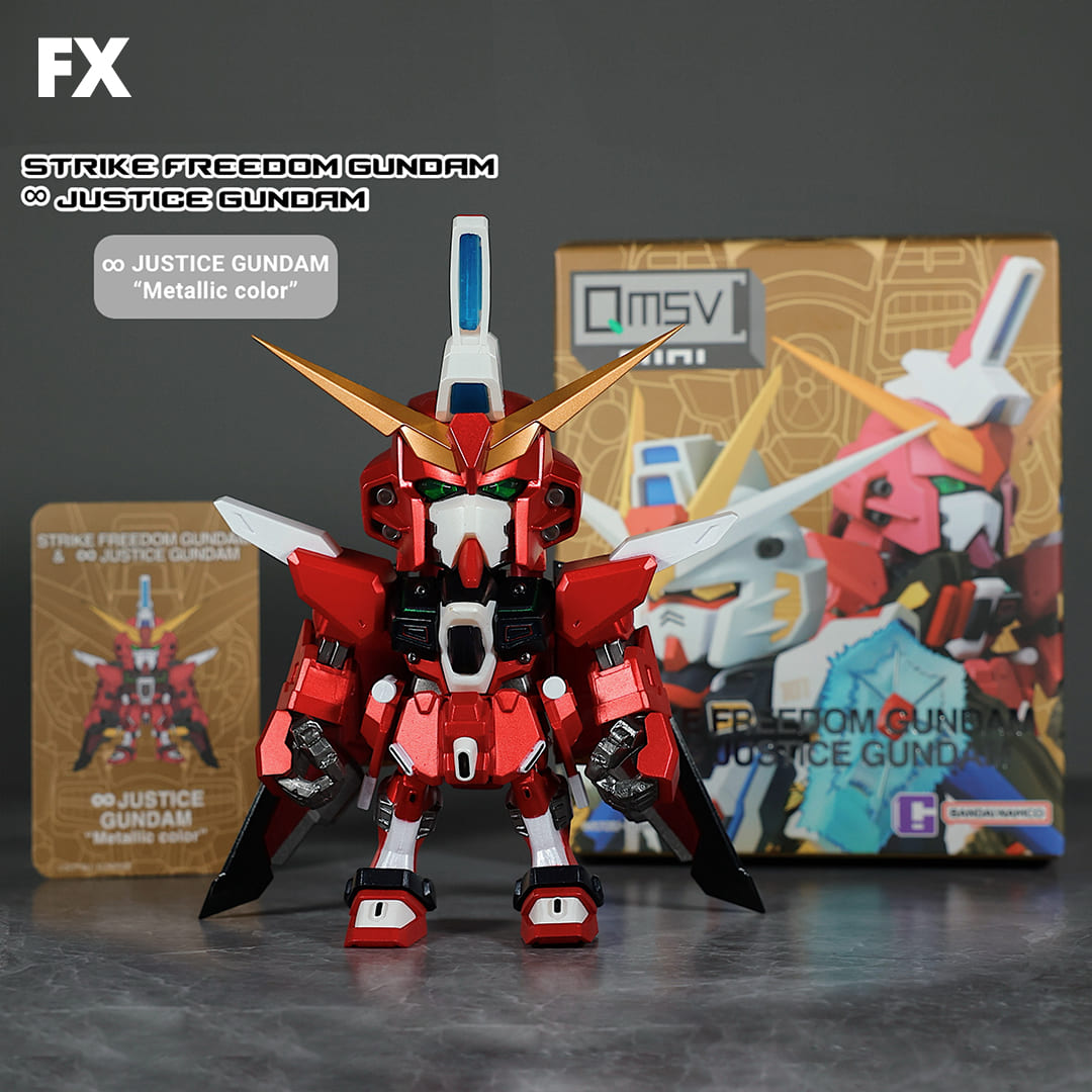 ZGMF-X19A Infinite Justice Gundam "METALLIC" - Gundam MechaMinis Figure