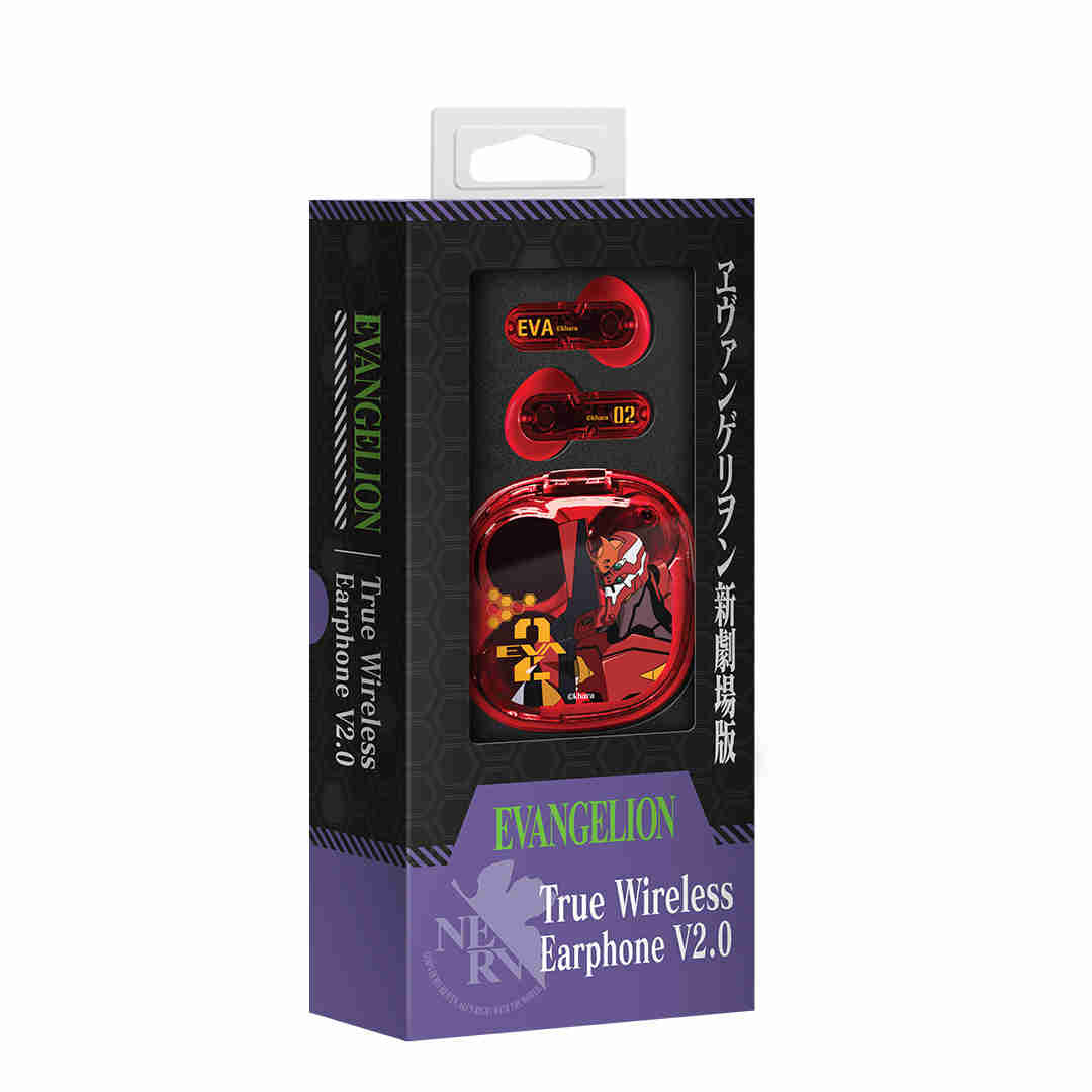 Neon Genesis Evangelion Official Licensed Wireless Bluetooth Earphones V2.0