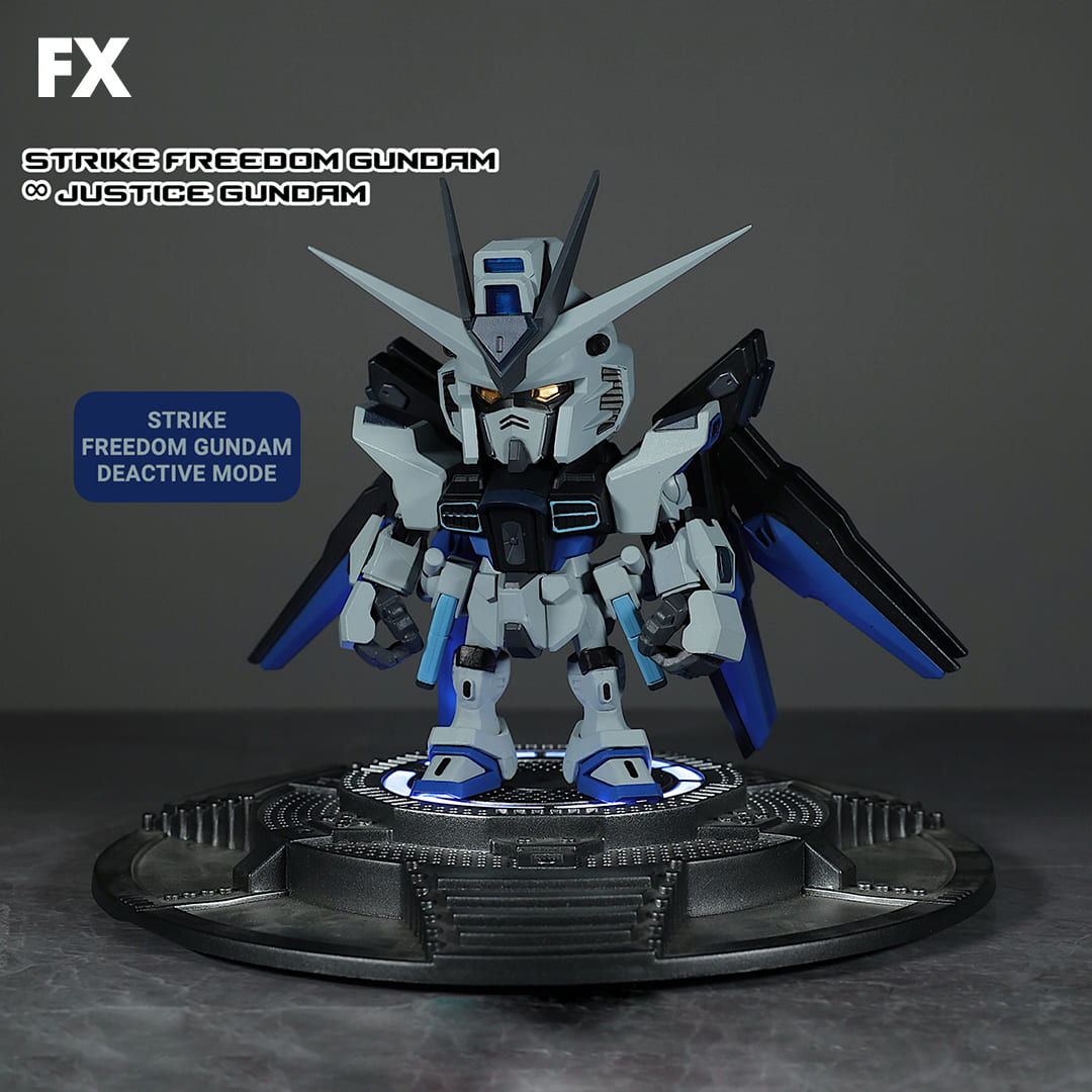 ZGMF-X20A Strike Freedom Gundam "DEACTIVATE MODE" - Gundam MechaMinis Figure