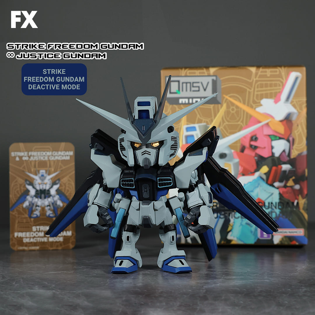 ZGMF-X20A Strike Freedom Gundam "DEACTIVATE MODE" - Gundam MechaMinis Figure