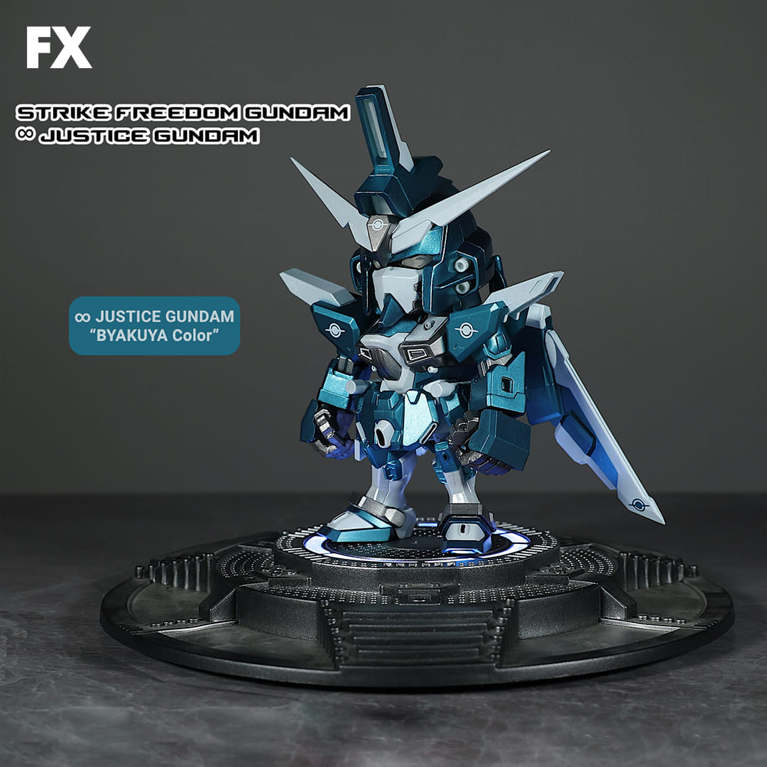 ZGMF-X19A Infinite Justice Gundam "BYAKUYA" - Figura MechaMinis Gundam