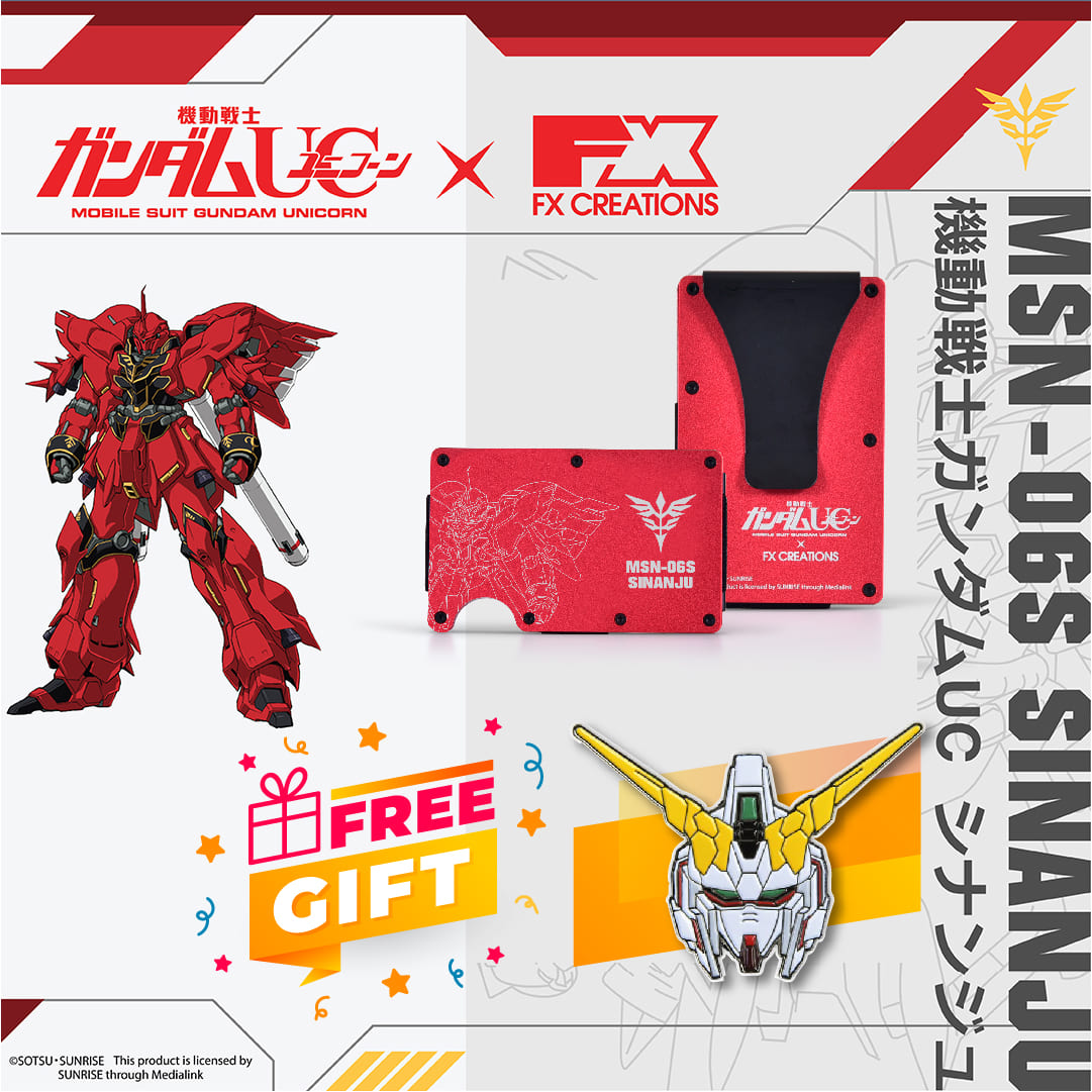 MSN-06S SINANJU Gundam Card Case(Free Pin Offer)