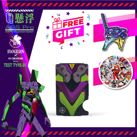 Evangelion Unit-01 RFID Card Case(Free Pin & Sticker Offer)