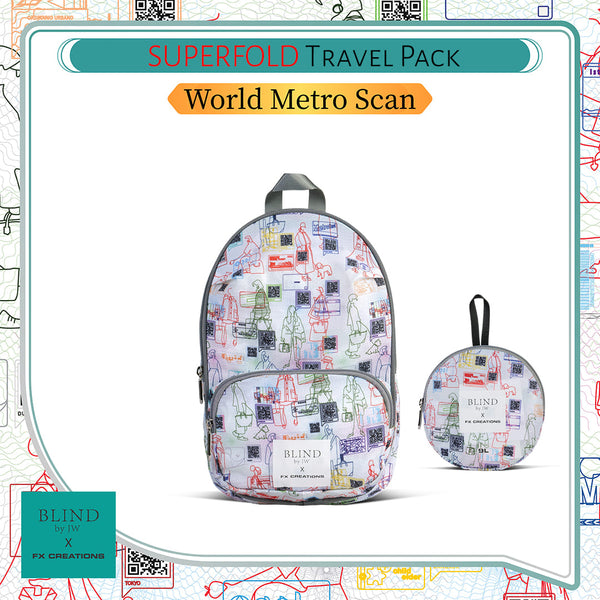 SUPERFOLD Travel Pack - World Metro Scan(Small)